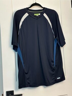 Tek Gear Blue Athletic Jersey Moisture-Wicking